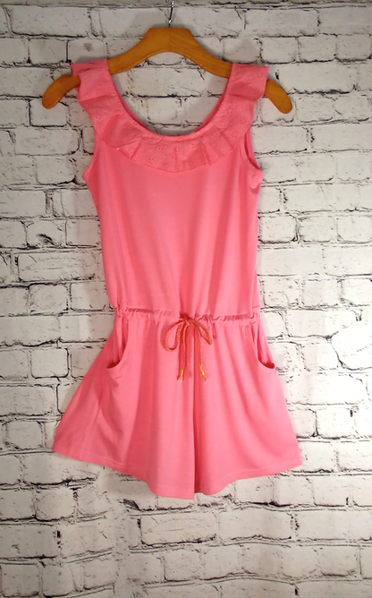 Girls Sleeveless Romper