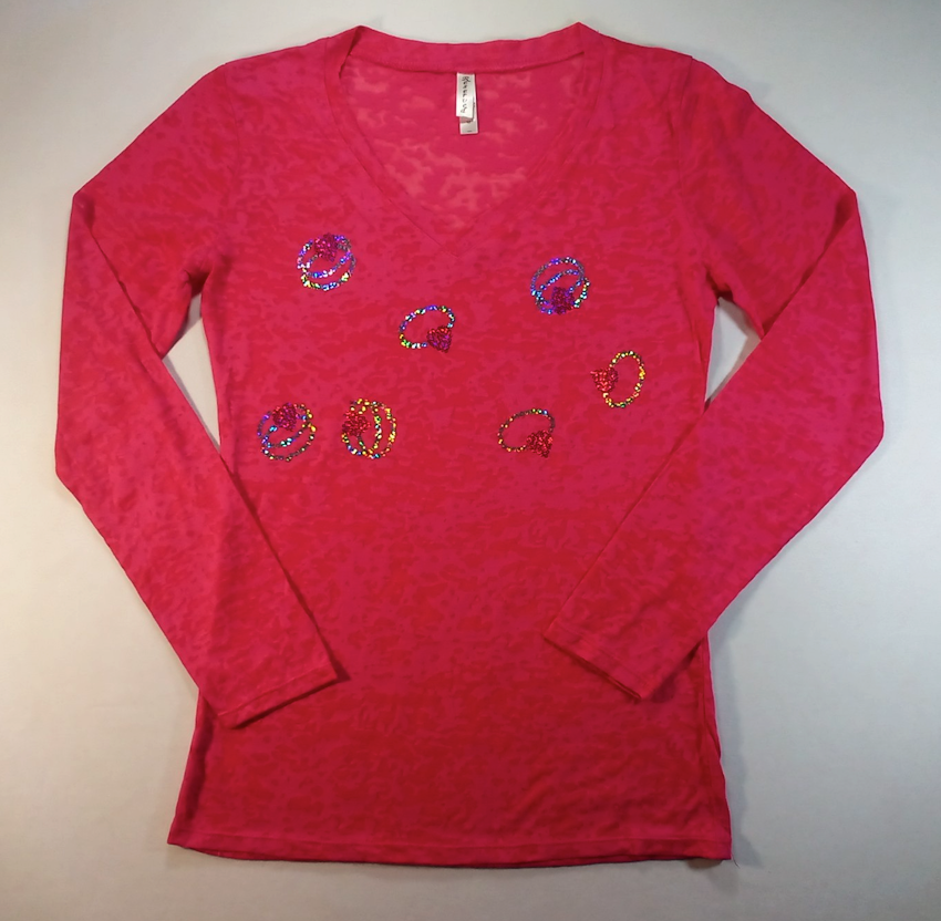 Junior Long Sleeve Top By Glitter Girl