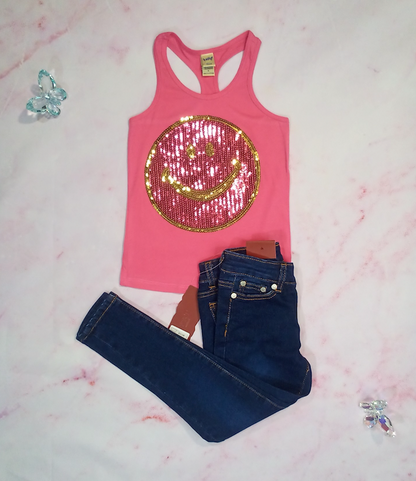 Girls Sleeveless Top & Denim Jeans Set By Glitter Girl By Esmise