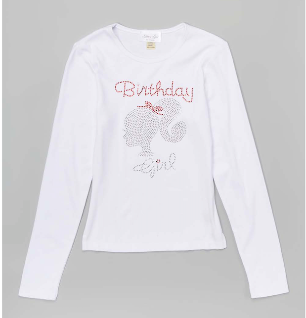 Girls Top Birthday Girl