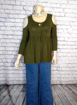 Women Cold Shoulder Top