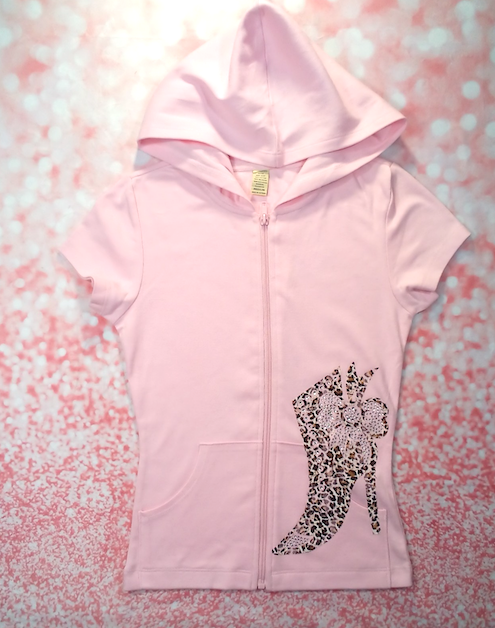 Girls Short Sleeve Zip Up Jacket - Fancy Boot