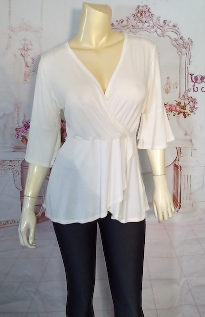 Women Surplice crossover Top