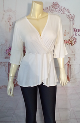 Women Surplice crossover Top