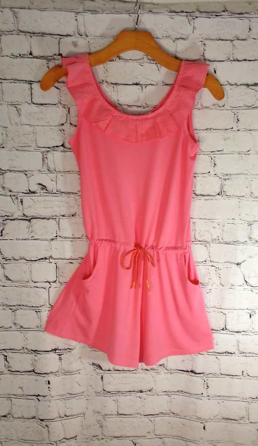 Girls Sleeveless Romper