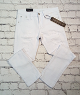 Girls Twill Distressed Pant