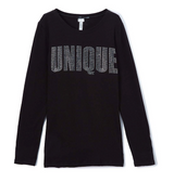 Girls Long Sleeve Top - UNIQUE