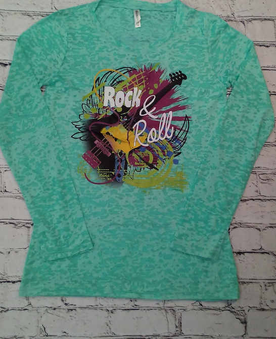 Junior Long Sleeve Top Rock & Roll