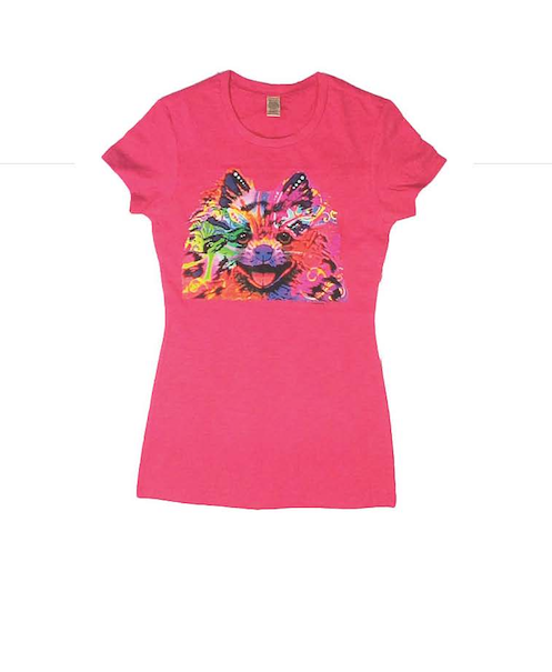 Junior Short Sleeve Top - Mosaic Dog