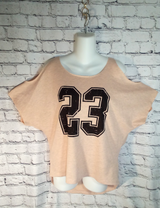 Junior Short Sleeve Cold Shoulder