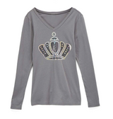 Girls Long Sleeve Top - Crown