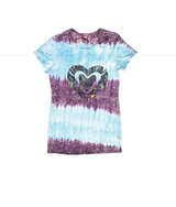 Girls Short Sleeve Top -Tie dye -