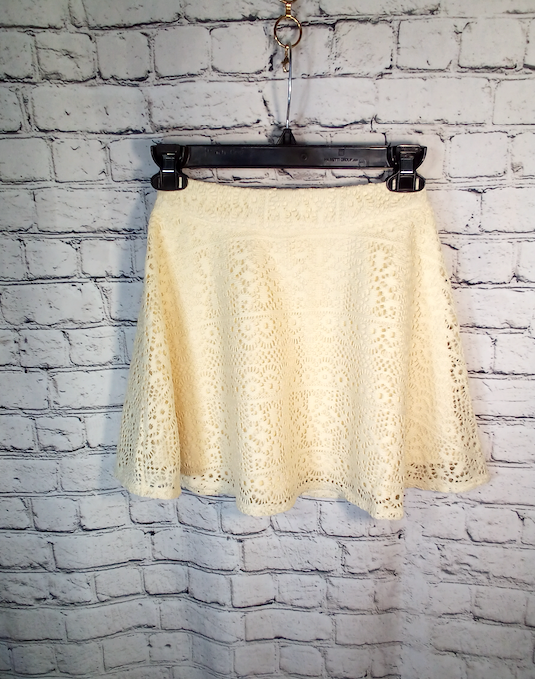 Girls Skirt - Allover Lace Swing Skirt