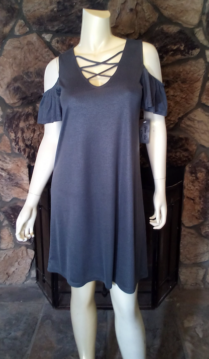 Women Cold Shoulder Dress