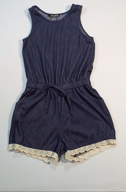 Girls Sleeveless Romper