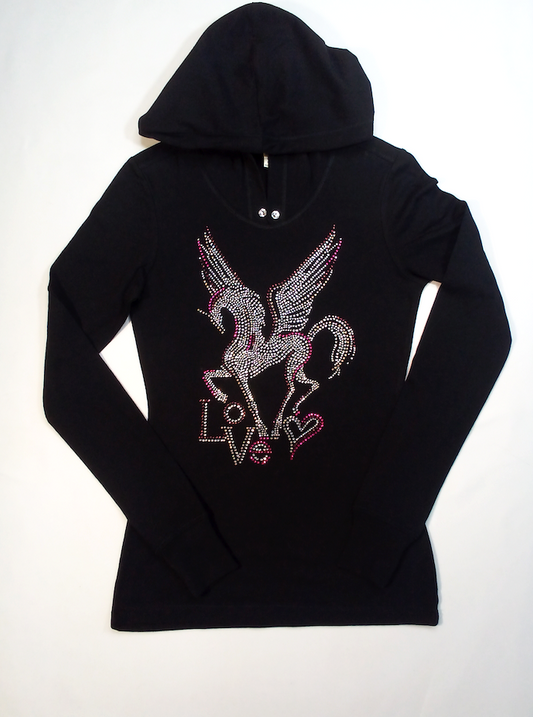 Girls & Junior Long Sleeve Top - Love