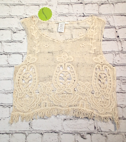 Girls Sleeveless Lace Top