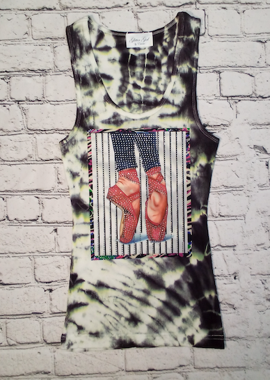 Girls Sleeveless Top - Ballet slippers