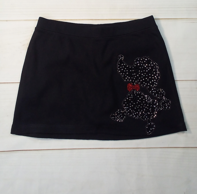 Girls Skort - Skirt with Shorts Underneath - French Poodle