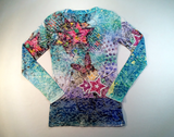 Girls Long Sleeve Top - Allover Print By Glitter Girl