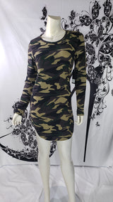 Women Tunic Army Print