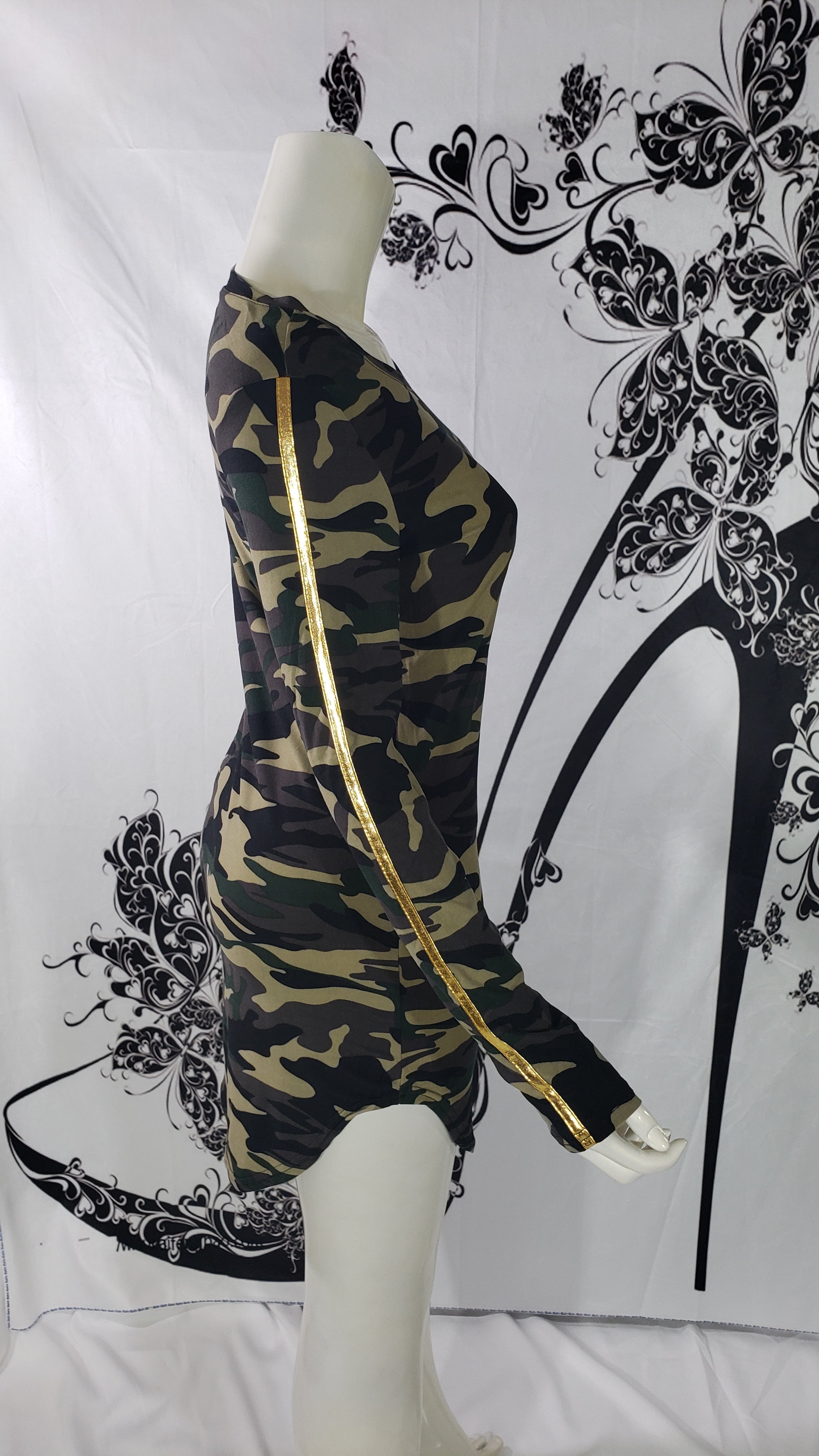Women Tunic Army Print