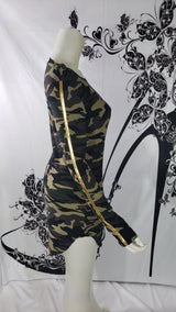 Women Tunic Army Print