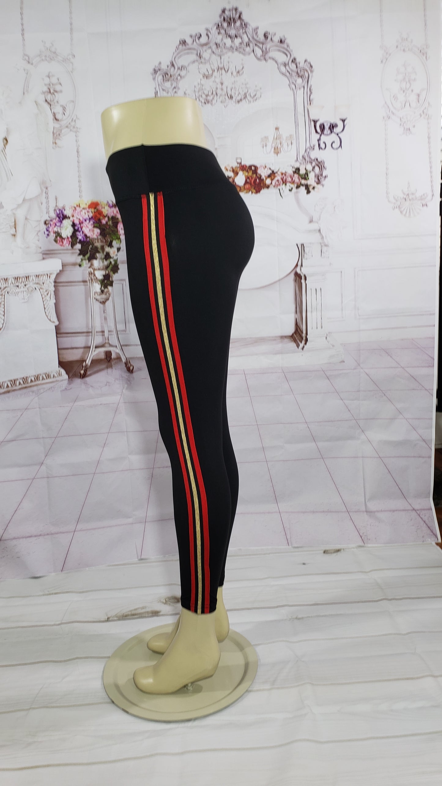 Women Striped Leggings