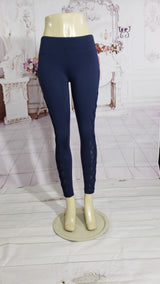 Women Leggings Criss cross Lace