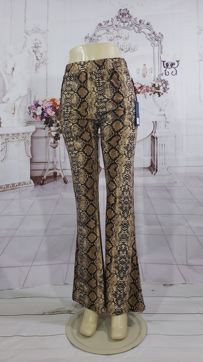 Women Pants Snakeskin