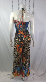 Women Multi Animal Print Jumpsuit