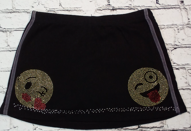 Girls Skort emoji - shorts underskirt