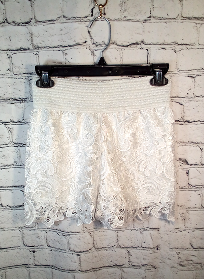 Girls Shorts Allover Lace