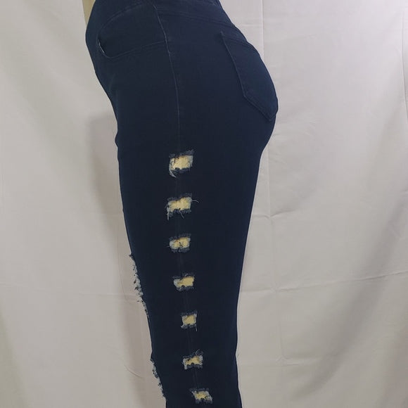 Women Denim Pant Distressed