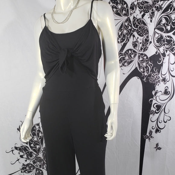 Women Tie Front Jumpsuit