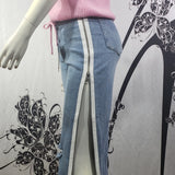 Women Designer Side Zip Jeans