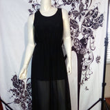 Women Maxi Dress Criss cross back with romper underneath