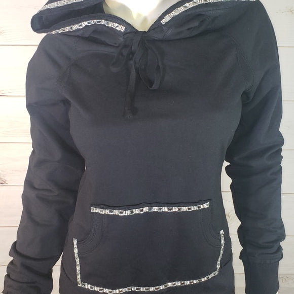 Women/Junior Long Sleeve Jeweled Hoodie