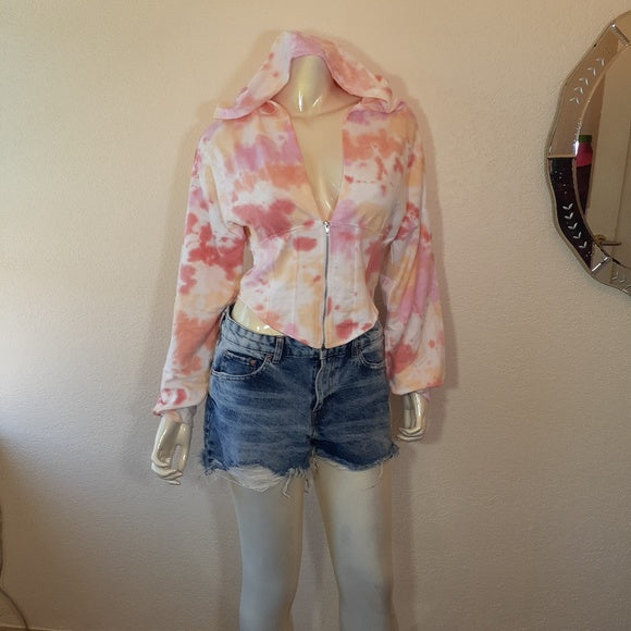 Junior Tie Dye Jacket Zip Up