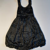 Junior Satin Halter Dress