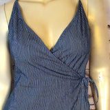 Women Striped Romper/Skort