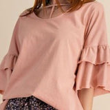Women Oversized Bell Sleeve Tunic