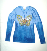 Girls Long Sleeve Top -Butterfly