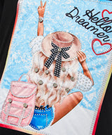 Girls Top Short Sleeve Graphic Tee