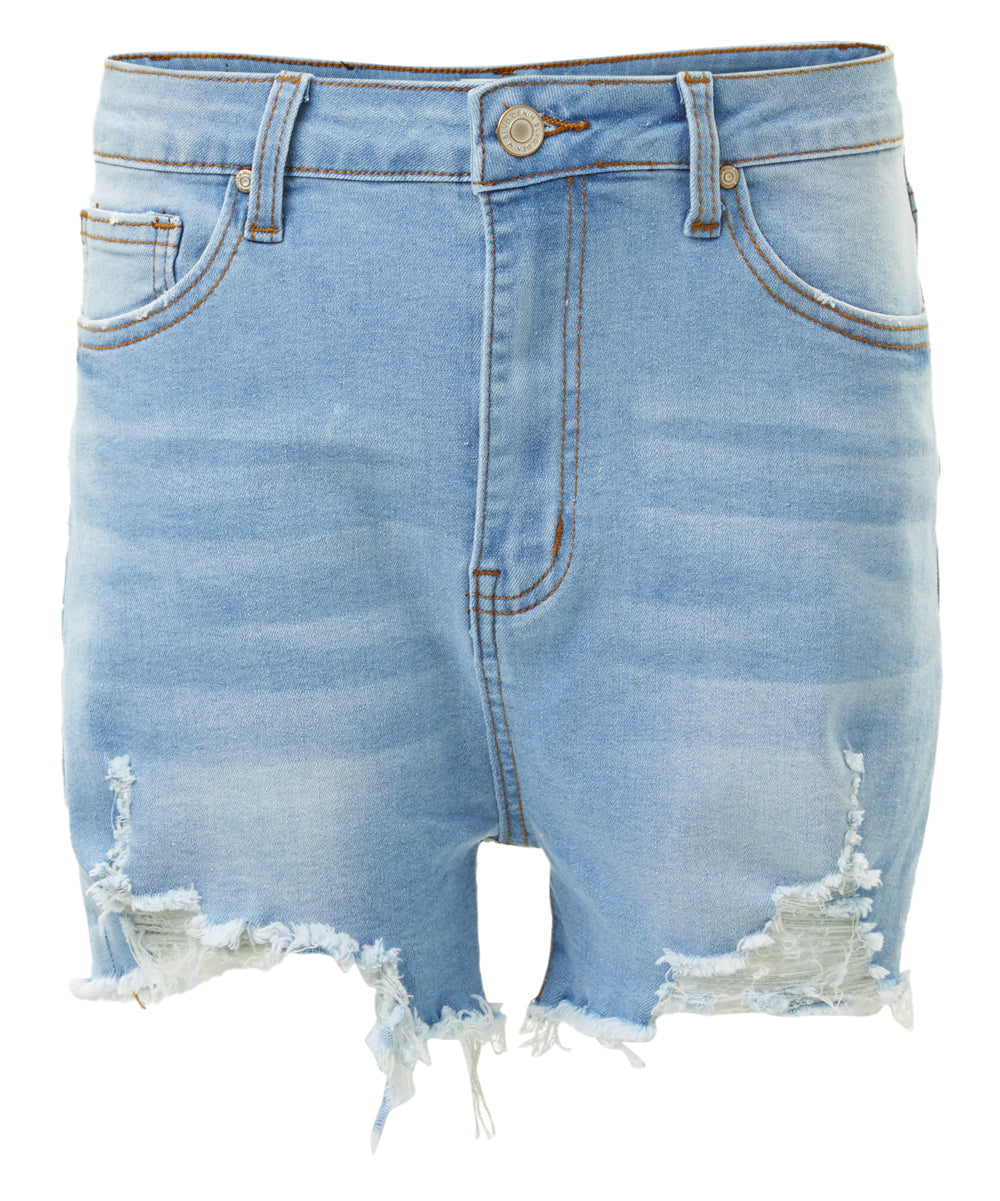 Junior Shorts -  Denim/Distressed