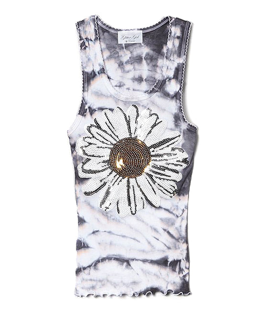 Girls & Juniors Sleeveless Top - Sequin Flower