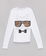Girls Cat top