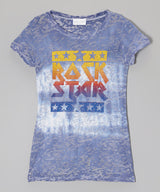 Girls Top Short Sleeve- Rock Star