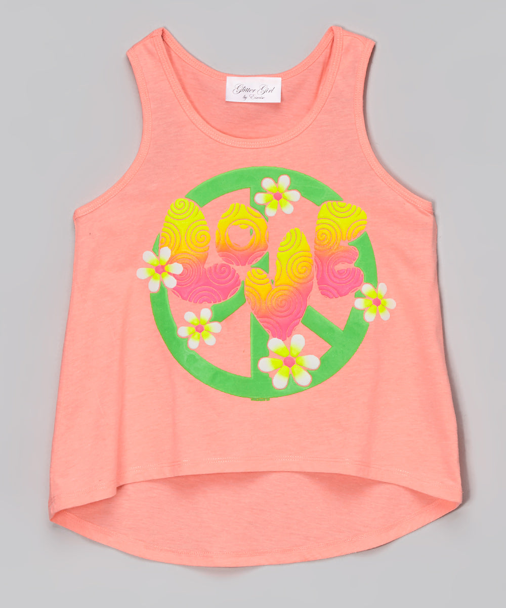 Girls Sleeveless Top - Love