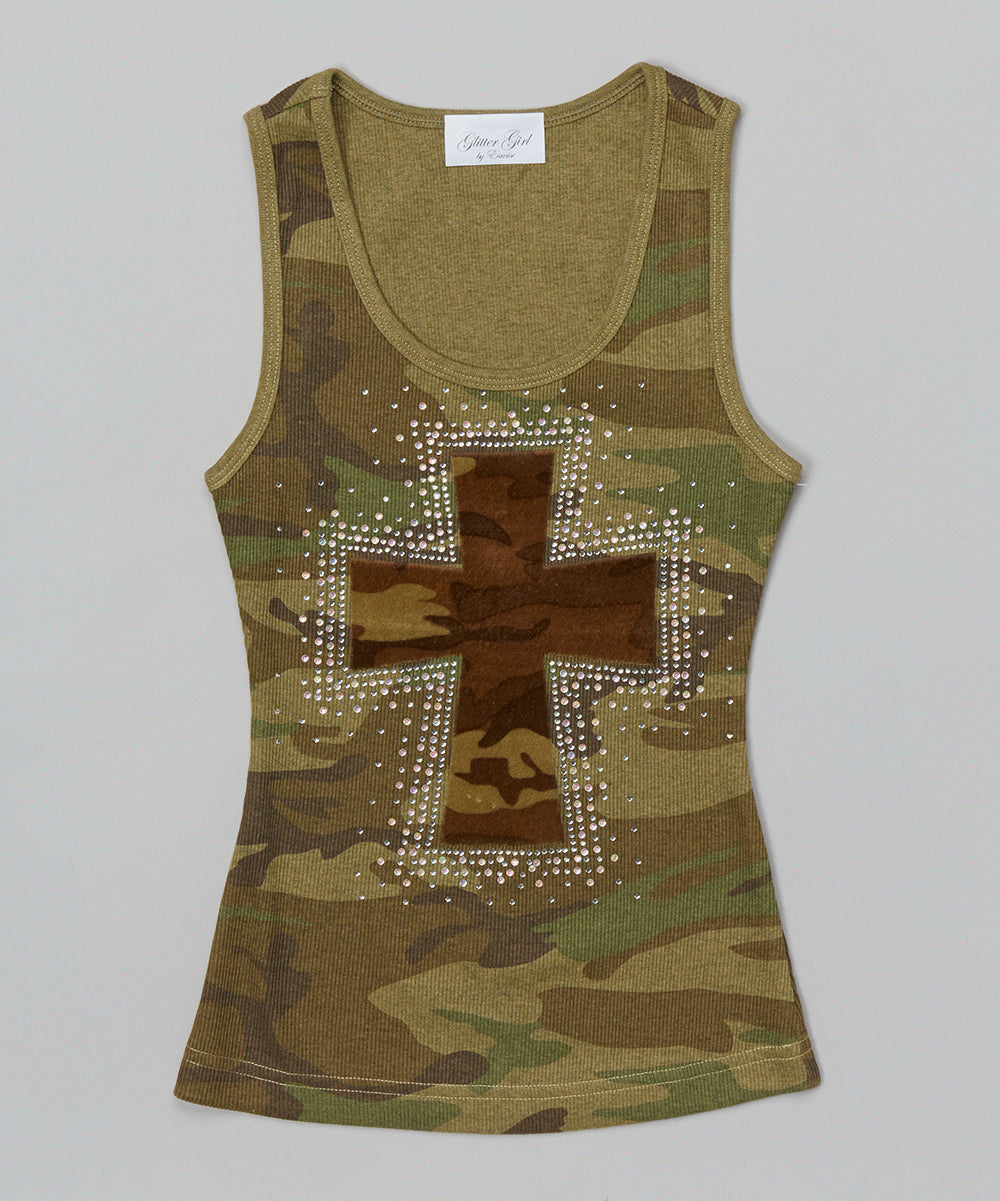 Girls Sleeveless Top - Cross